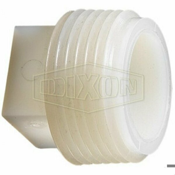 Dixon Tuff-Lite Square Head Drain Plug, 1/4 in Nominal, MNPT End Style, Nylon TPS2